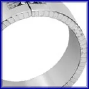 A red bird with wings spread and a tail.