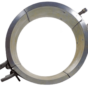 A picture of the bottom part of a ring.