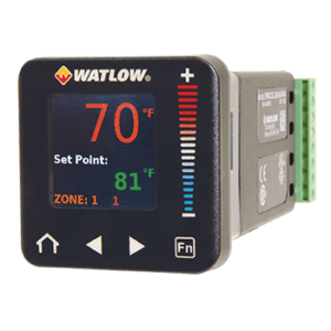 A watlow temperature and humidity controller.