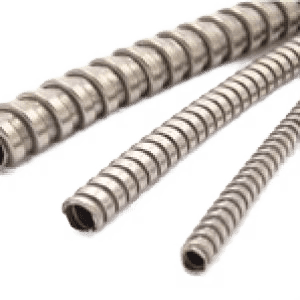 A close up of three different types of metal tubes