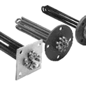 A group of three different types of heating elements.