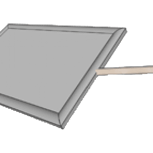 A picture of an object with a stick.