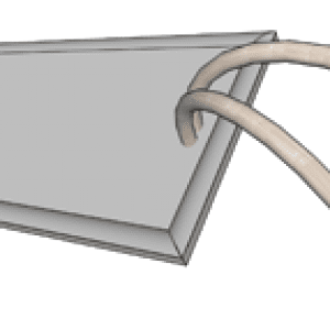 A picture of an object with the image being altered.