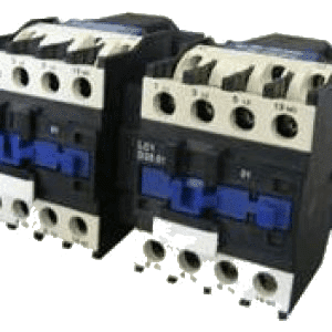 Two electrical contactors are shown side by side.