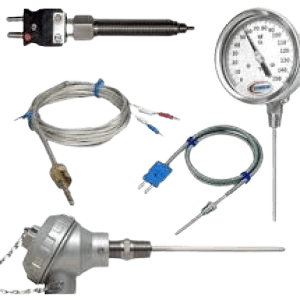 A group of different types of gauges and wires.
