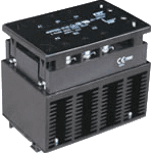 A black box with some wires on it