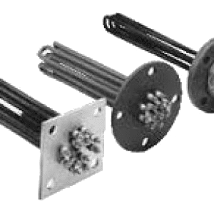 A group of three different types of heating elements.