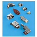 A group of different types of electrical connectors.