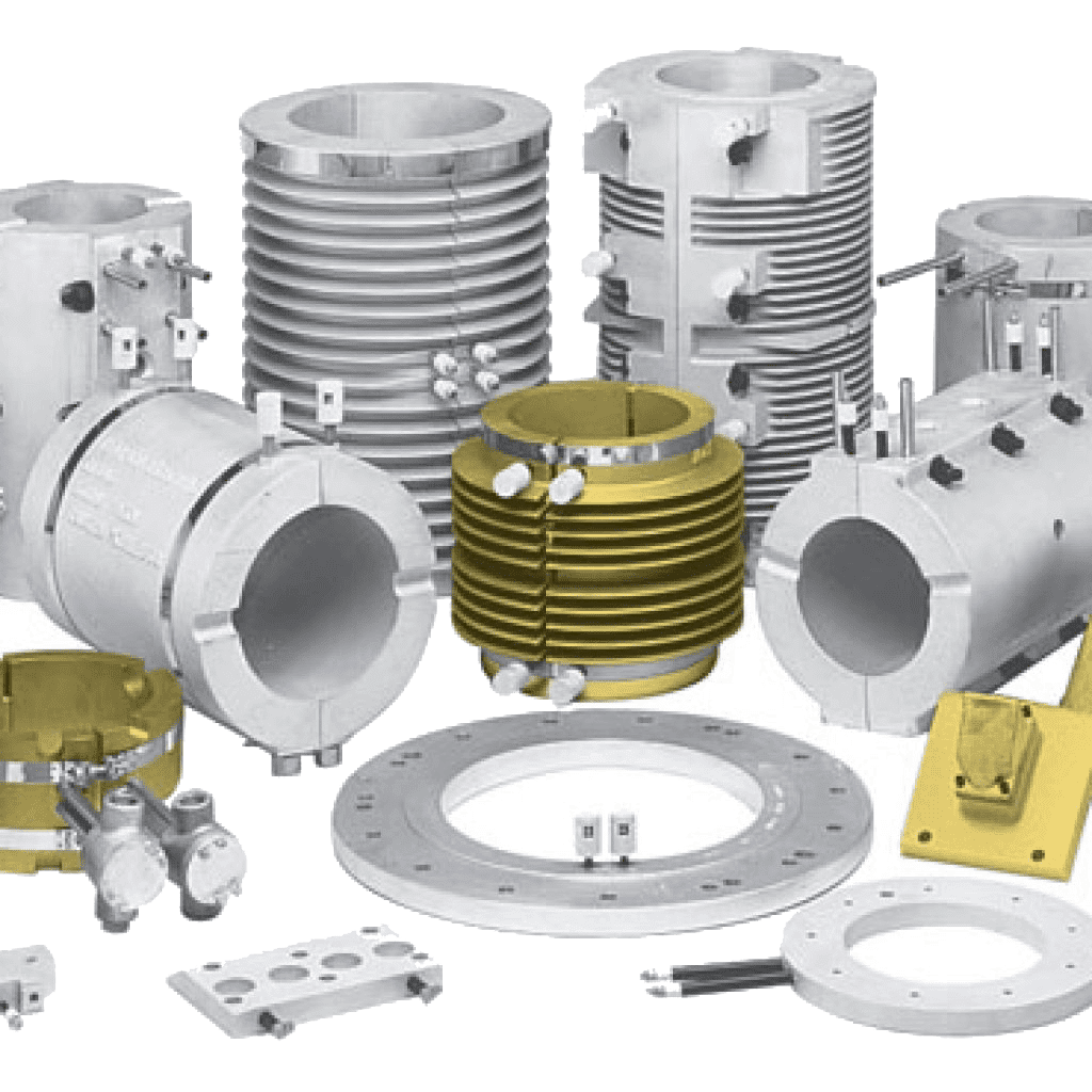 A group of different types of metal parts.