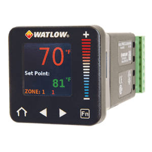 A watlow temperature and humidity controller.