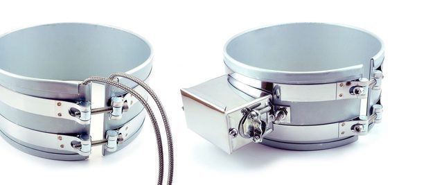 A close up of two metal containers with wires attached to them