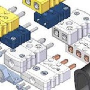 A bunch of different types of electrical plugs