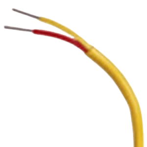 A yellow and red wire is bent to make it look like it's bending.