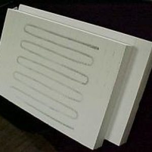 A white box with some lines on it