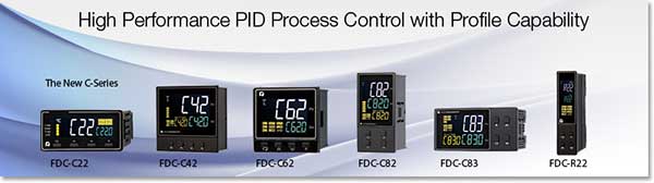 A picture of some pid controllers with different colors.