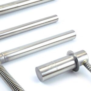 Industrial metal probes for temperature sensing.